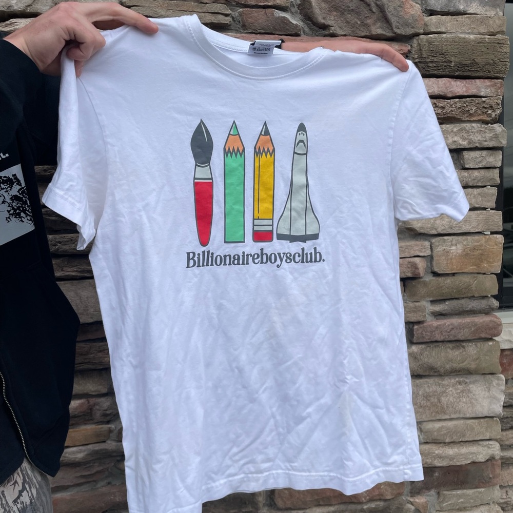 Billionaire Boys Club White Graphic T-Shirt